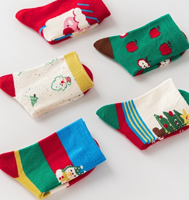 Miso - Korean Children Fashion - #prettylittlegirls - Santa Claus Socks Set - 10