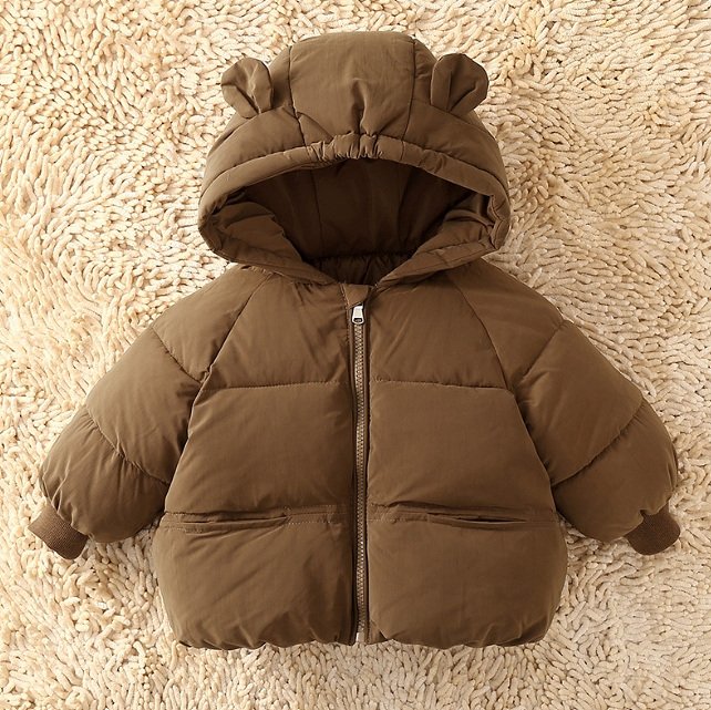 Miso - Korean Children Fashion - #prettylittlegirls - Bear Padding Jacket - 8