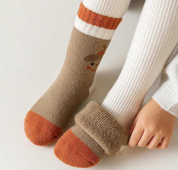 Miso - Korean Children Fashion - #toddlerclothing - Chestnut Flower Socks Set - 4