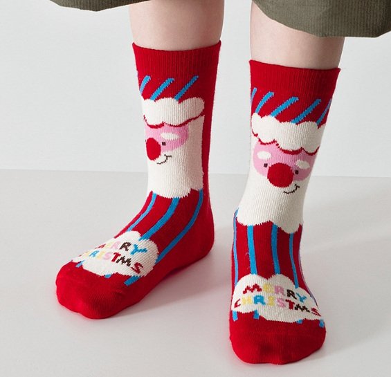 Miso - Korean Children Fashion - #todddlerfashion - Santa Claus Socks Set - 11