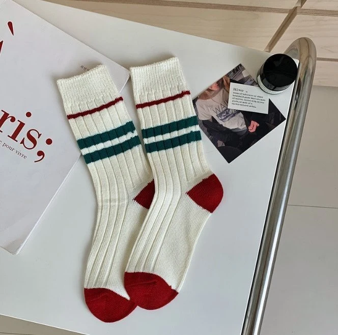 Miso - Korean Women Fashion - #womensfashion - Adult Christmas Socks - 3