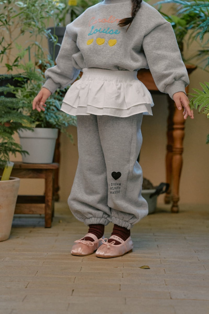 Momo Ann - Korean Children Fashion - #Kfashion4kids - Frill Jogger Pants