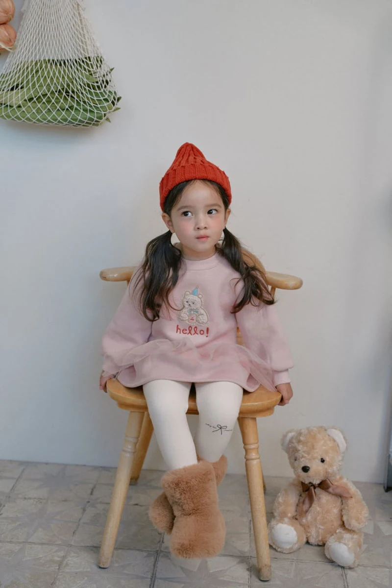 Momo Ann - Korean Children Fashion - #designkidswear - Bear Mini One-piece - 8