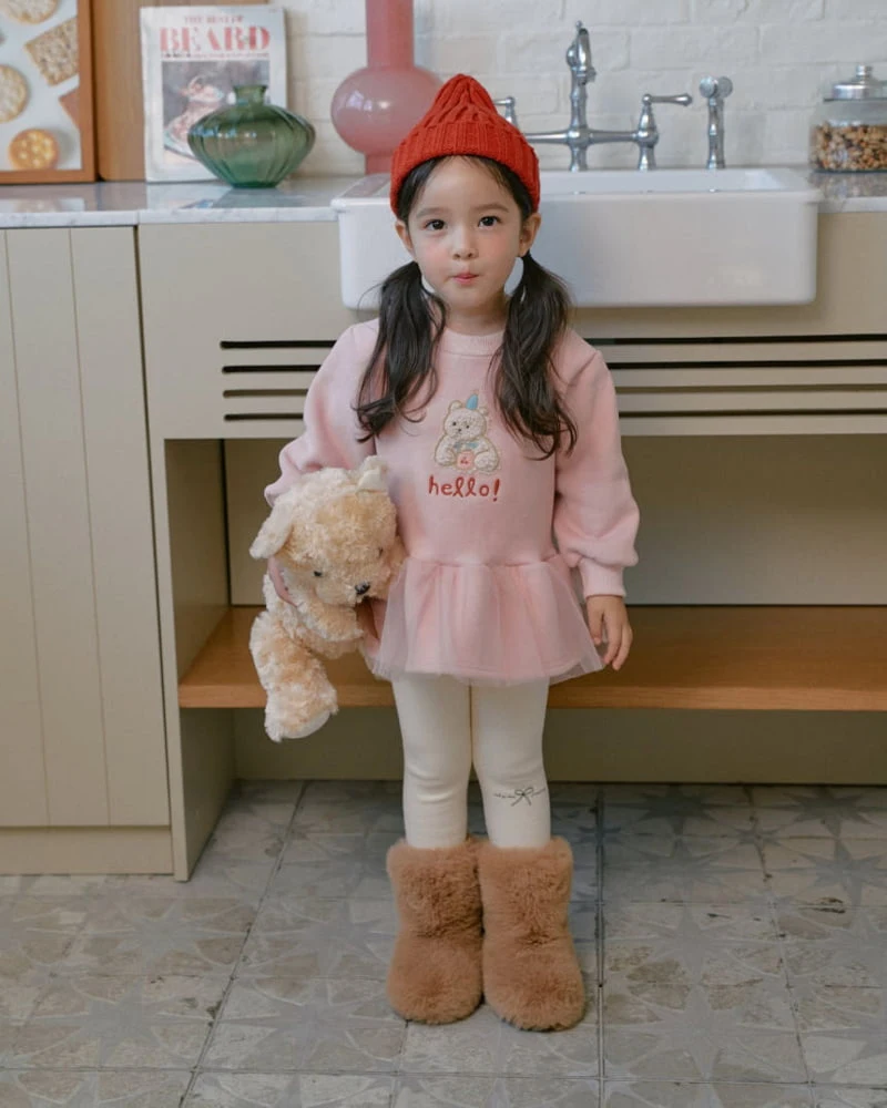 Momo Ann - Korean Children Fashion - #minifashionista - Bear Mini One-piece