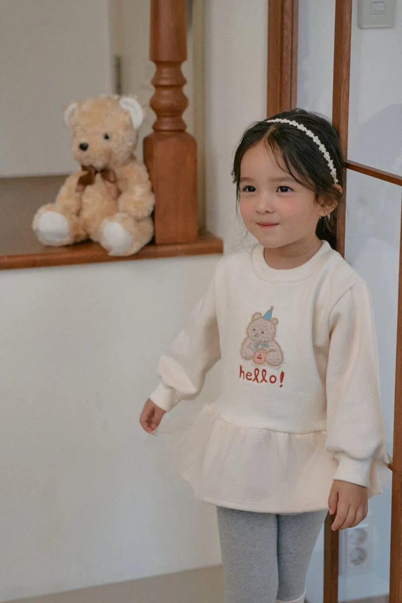 Momo Ann - Korean Children Fashion - #stylishchildhood - Bear Mini One-piece - 5