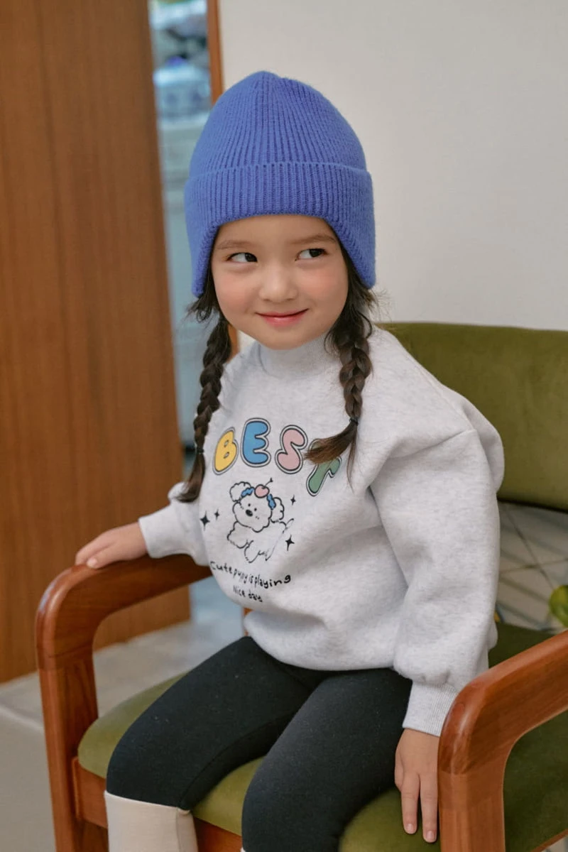 Momo Ann - Korean Children Fashion - #toddlerclothing - Puppy Long Tee - 3