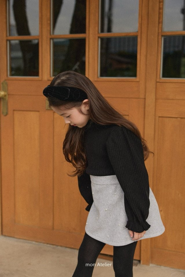 Mon Atelier - Korean Children Fashion - #childofig - Pearl Skirt - 9