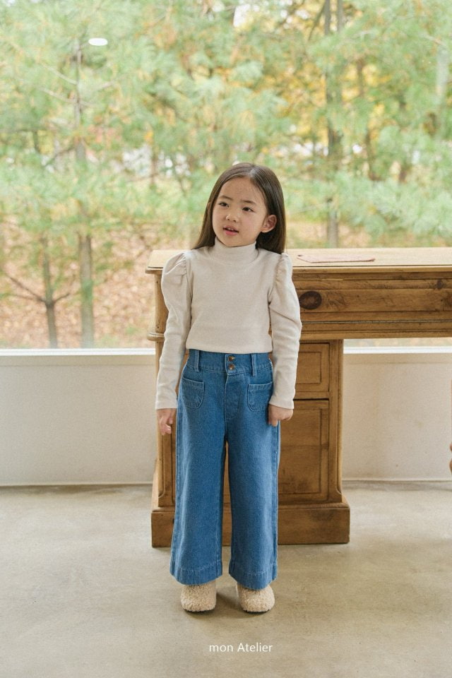 Mon Atelier - Korean Children Fashion - #childofig - Fleece Ittem Pants - 3