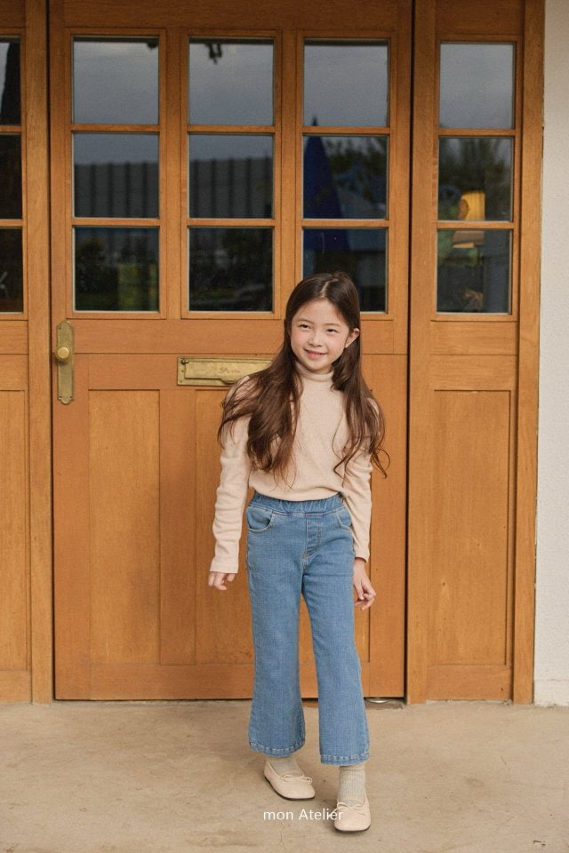 Mon Atelier - Korean Children Fashion - #childofig - Fleece Bootcut Pants - 3