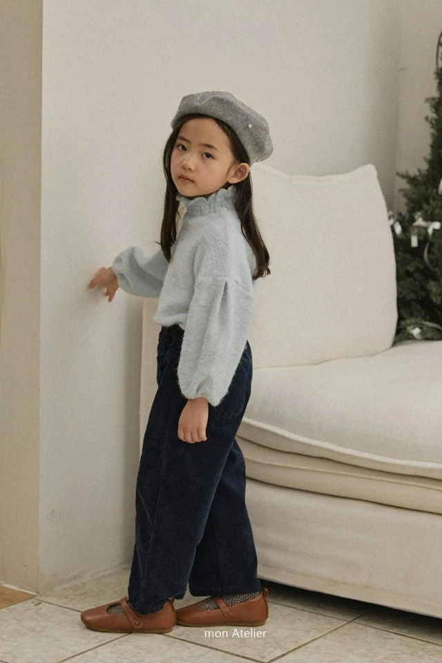 Mon Atelier - Korean Children Fashion - #childrensboutique - Frill Corduroy Pants - 6