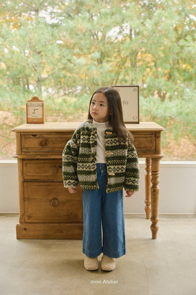 Mon Atelier - Korean Children Fashion - #childrensboutique - Fleece Ittem Pants - 5