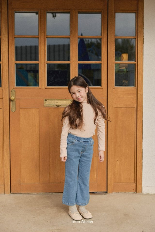 Mon Atelier - Korean Children Fashion - #childofig - Fleece Bootcut Pants - 4