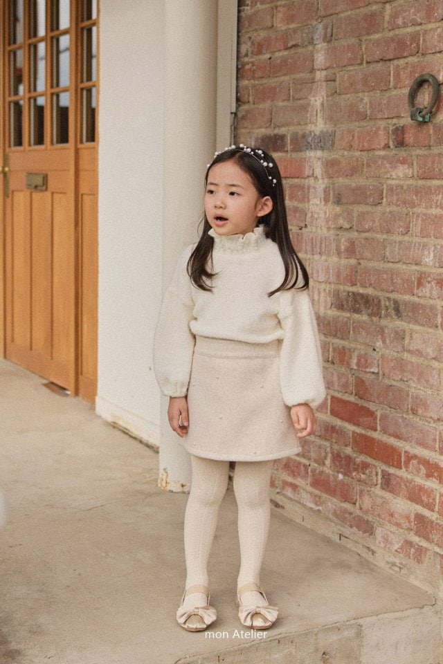 Mon Atelier - Korean Children Fashion - #designkidswear - Pearl Skirt - 11