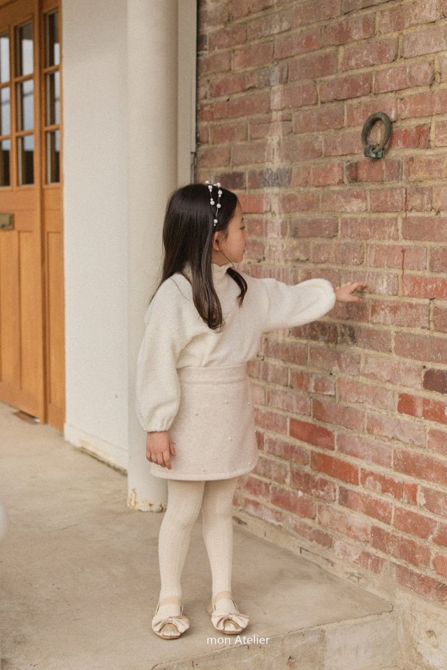 Mon Atelier - Korean Children Fashion - #discoveringself - Pearl Skirt - 12