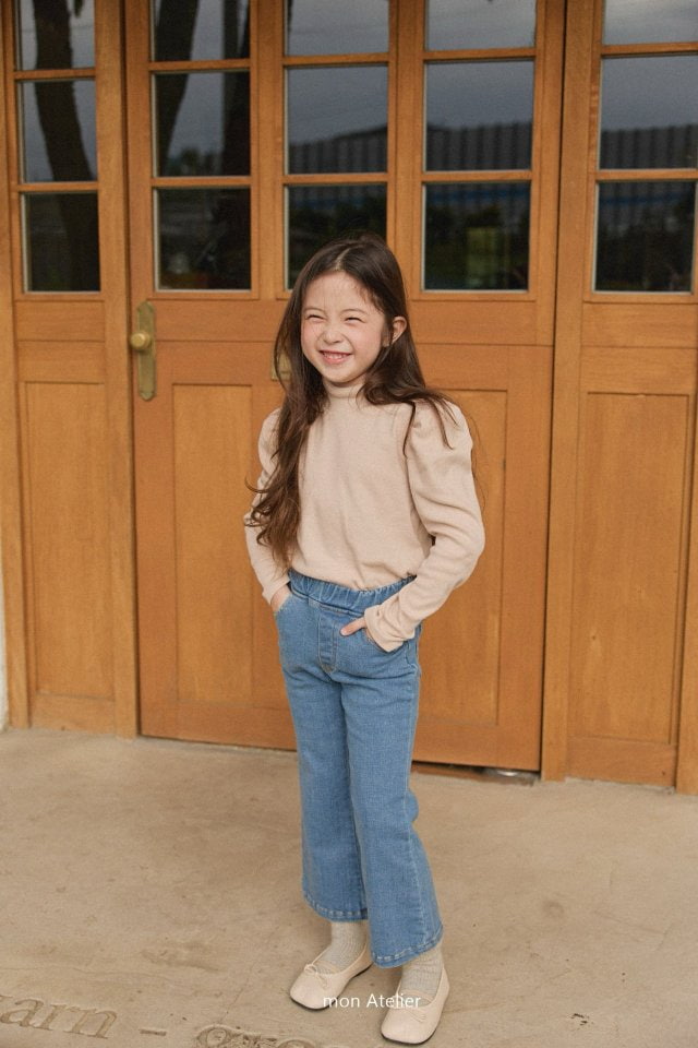 Mon Atelier - Korean Children Fashion - #discoveringself - Fleece Bootcut Pants - 6