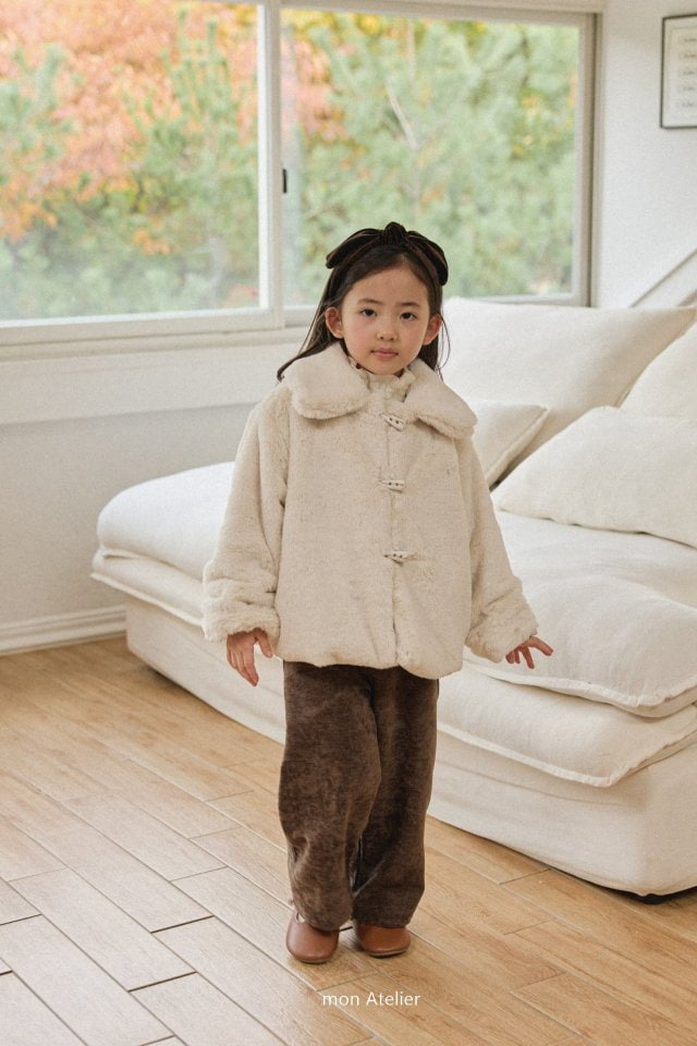 Mon Atelier - Korean Children Fashion - #fashionkids - Vintage Velvet Pants - 10