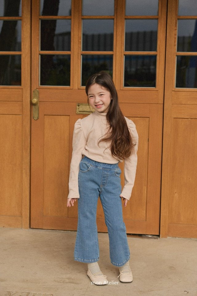 Mon Atelier - Korean Children Fashion - #fashionkids - Fleece Bootcut Pants - 7