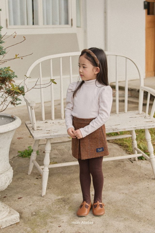 Mon Atelier - Korean Children Fashion - #fashionkids - Check Hairband - 3