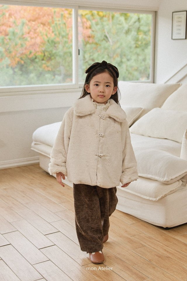 Mon Atelier - Korean Children Fashion - #kidsshorts - Vintage Velvet Pants - 11