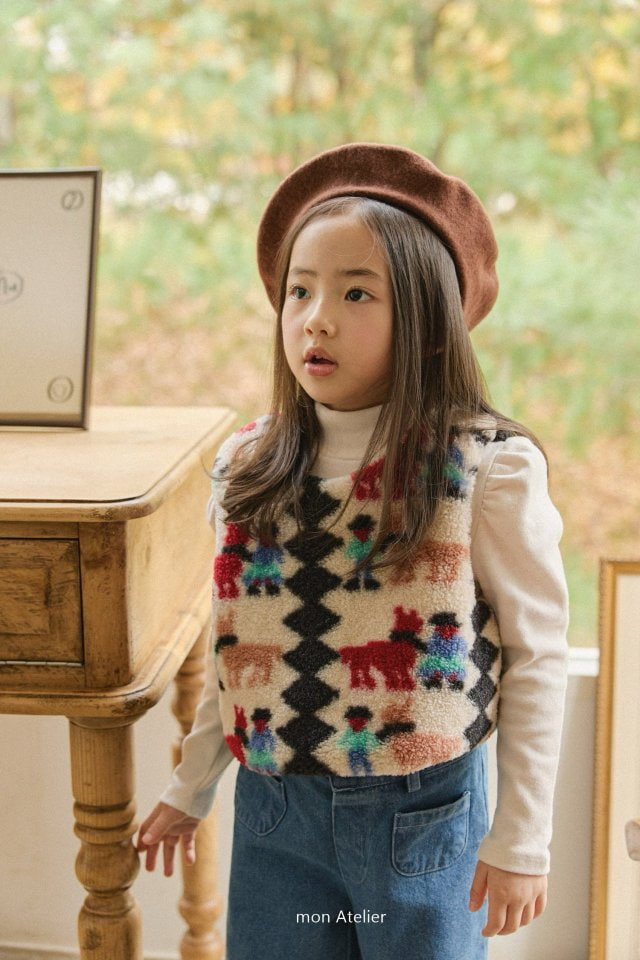 Mon Atelier - Korean Children Fashion - #kidsshorts - Picasso Beret - 7