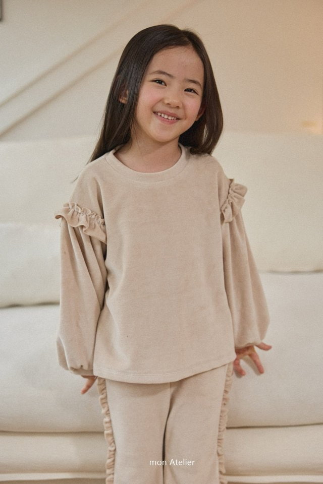 Mon Atelier - Korean Children Fashion - #magicofchildhood - Frill Veloa Set - 8