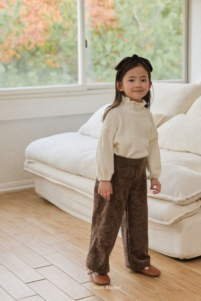 Mon Atelier - Korean Children Fashion - #minifashionista - Vintage Velvet Pants - 4