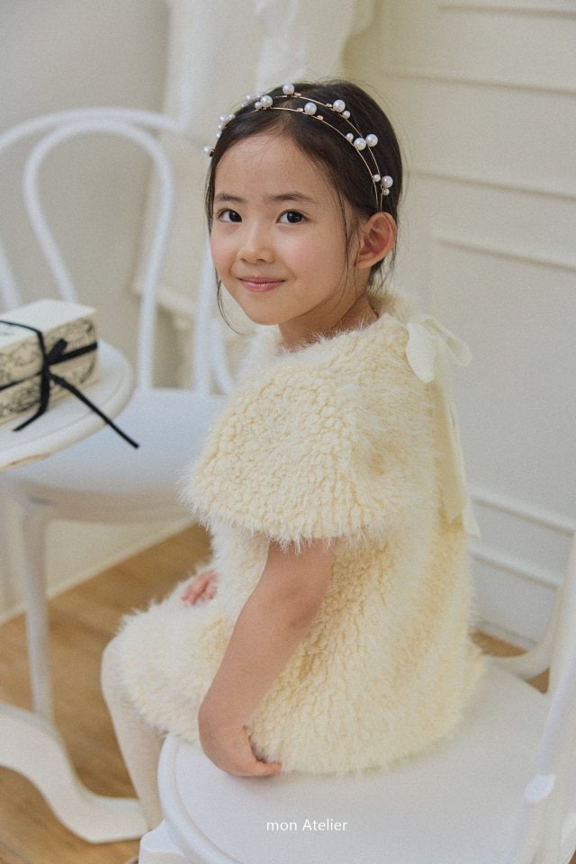 Mon Atelier - Korean Children Fashion - #todddlerfashion - Pearl Hairband - 11