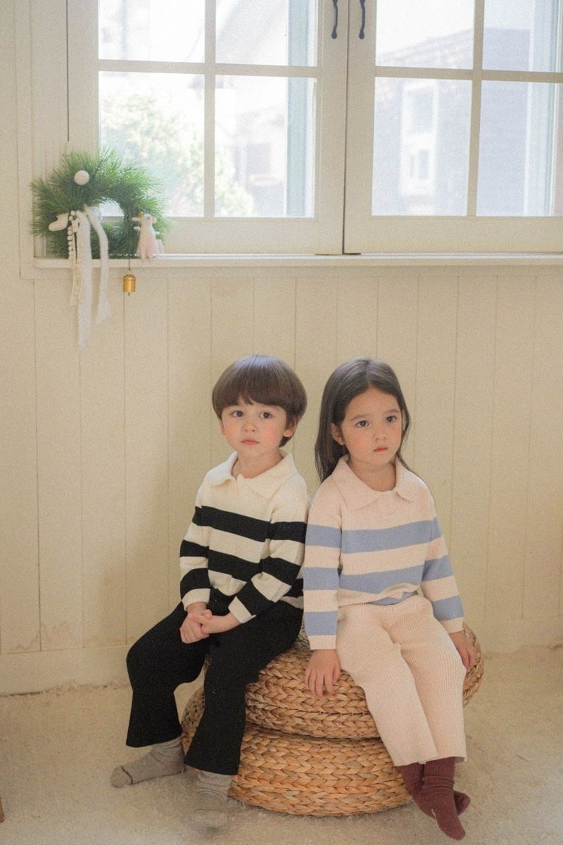 Moncher Chouchou - Korean Children Fashion - #Kfashion4kids - Lev Collar Tee