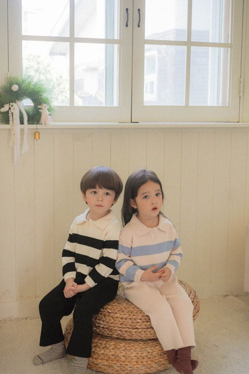 Moncher Chouchou - Korean Children Fashion - #designkidswear - Lev Collar Tee - 11