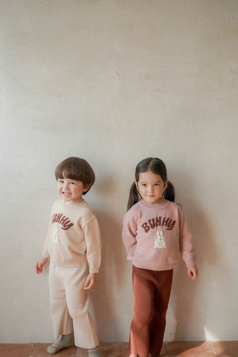 Moncher Chouchou - Korean Children Fashion - #kidsshorts - Bunny Tee - 2