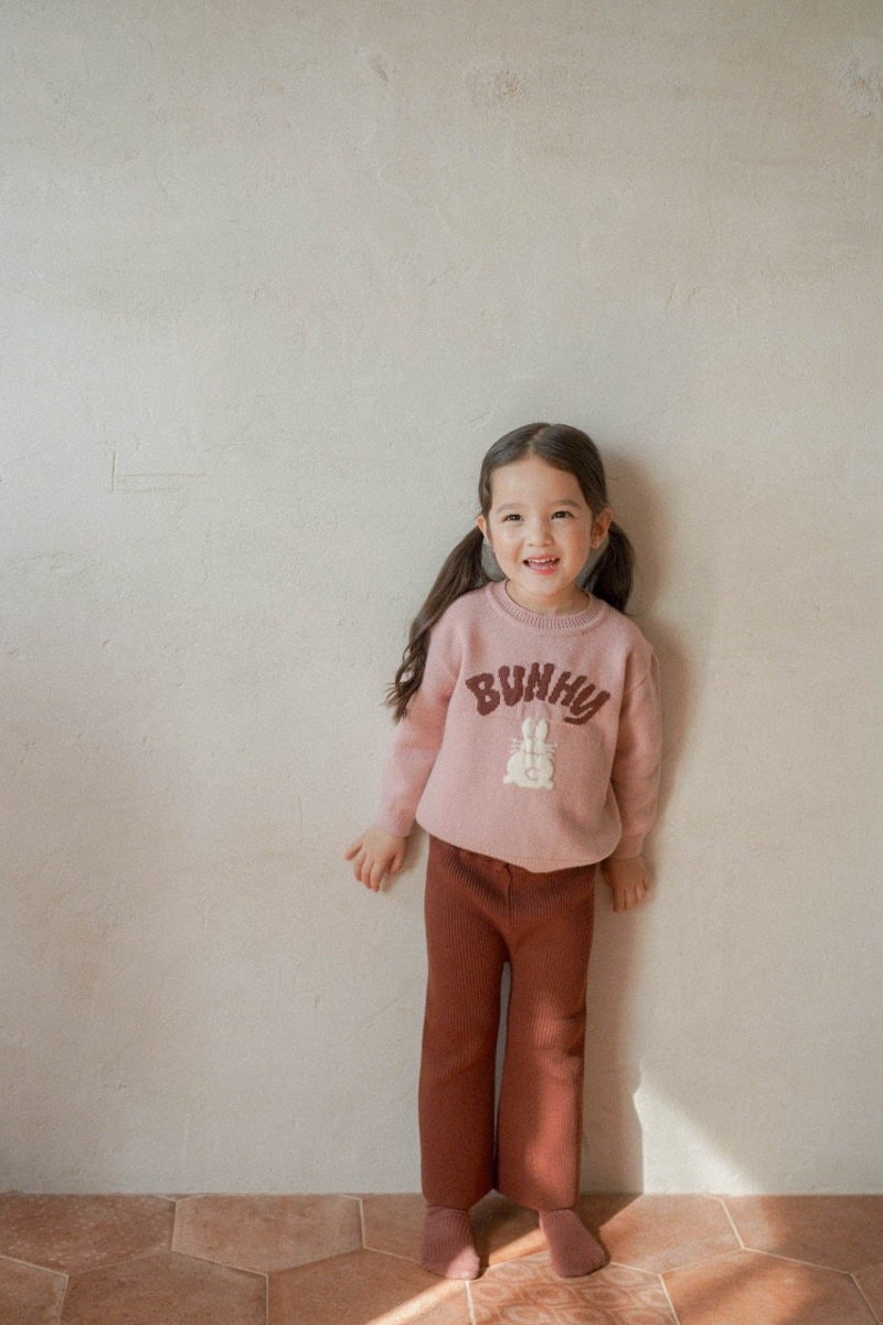 Moncher Chouchou - Korean Children Fashion - #todddlerfashion - Bunny Tee - 10