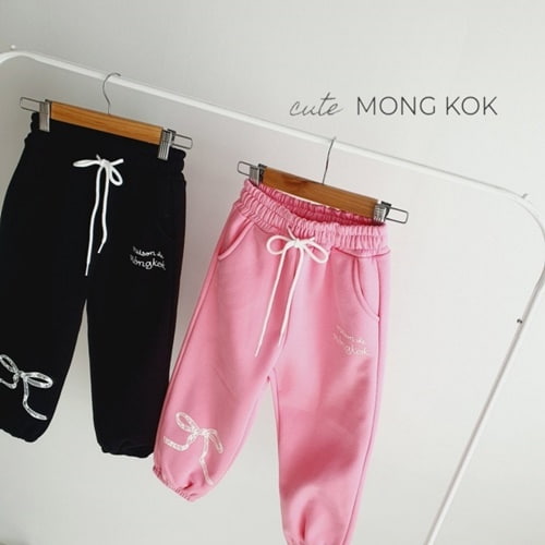 Mong Kok - Korean Children Fashion - #Kfashion4kids - Big Ribbon Pants