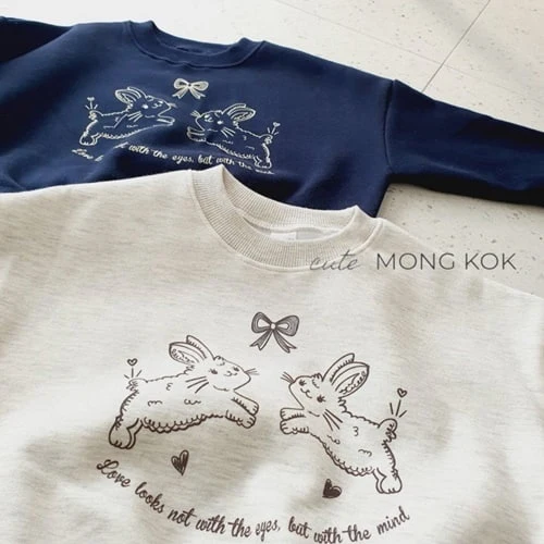 Mong Kok - Korean Children Fashion - #kidzfashiontrend - Ribbon Rabbit Tee