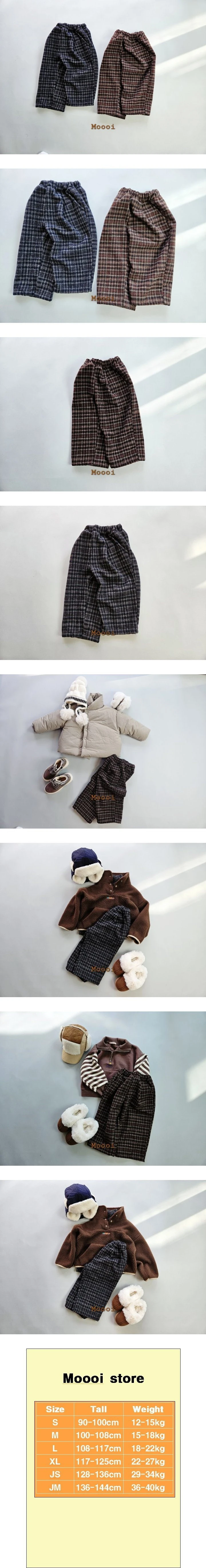 Mooi Store - Korean Children Fashion - #childrensboutique - Pintuck Check Pants