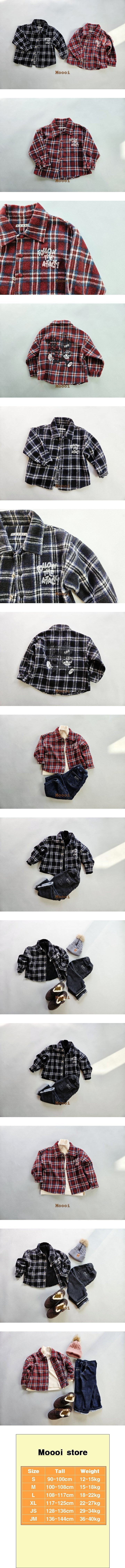 Mooi Store - Korean Children Fashion - #fashionkids - Rix Check Snap Skirt