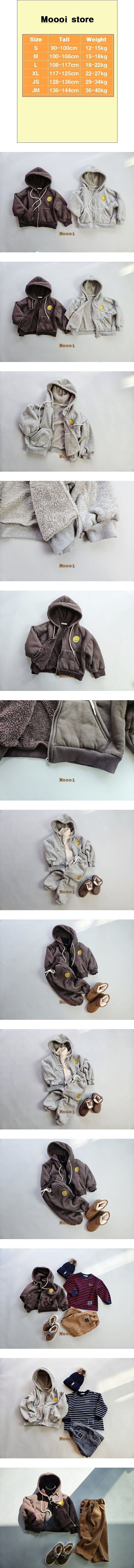 Mooi Store - Korean Children Fashion - #prettylittlegirls - Boa Zip-up Hoodie