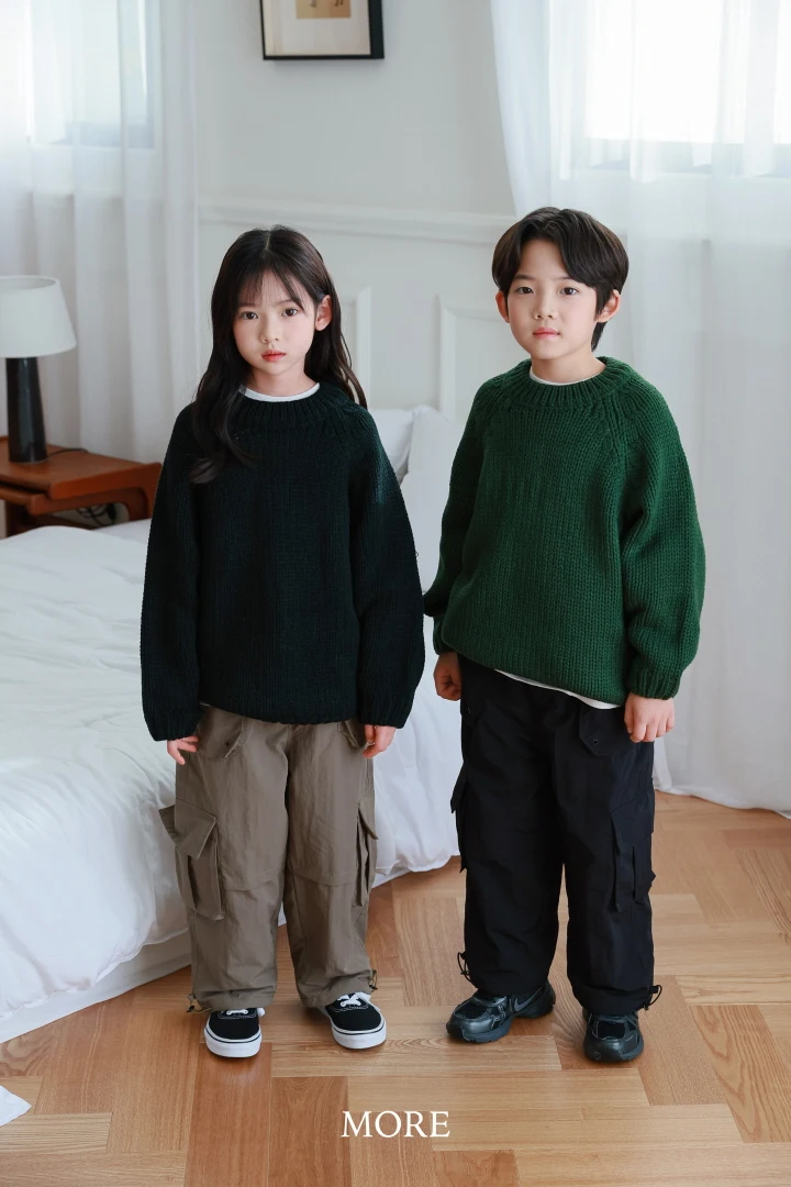 More - Korean Children Fashion - #childofig - Fisherman Round Knit - 9