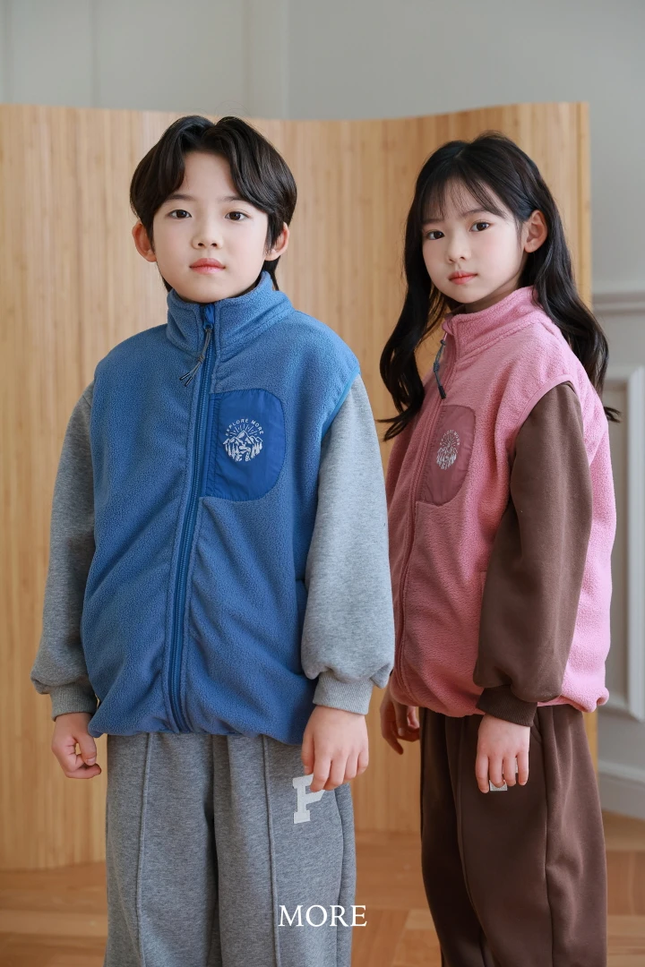 More - Korean Children Fashion - #childofig - Camper Fleece Vest - 3