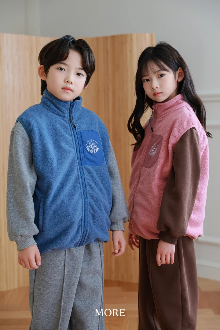 More - Korean Children Fashion - #childofig - Camper Fleece Vest - 4