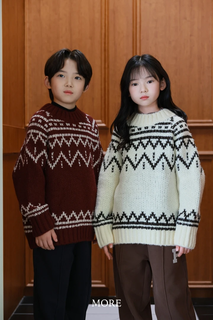 More - Korean Children Fashion - #fashionkids - Tree Mohair Knit - 3