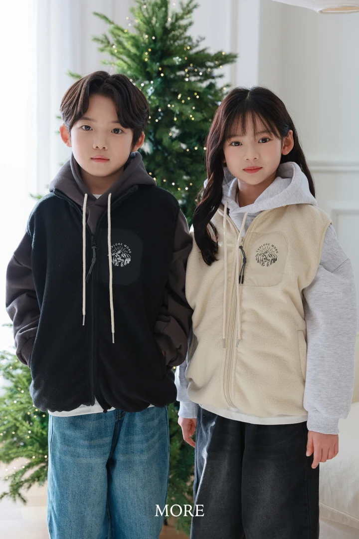 More - Korean Children Fashion - #kidsshorts - Camper Fleece Vest - 8