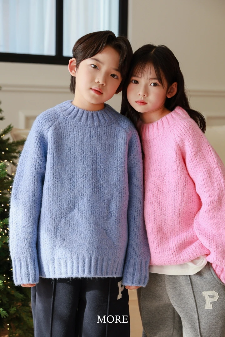 More - Korean Children Fashion - #kidsshorts - Pastel Mohair Knit - 5