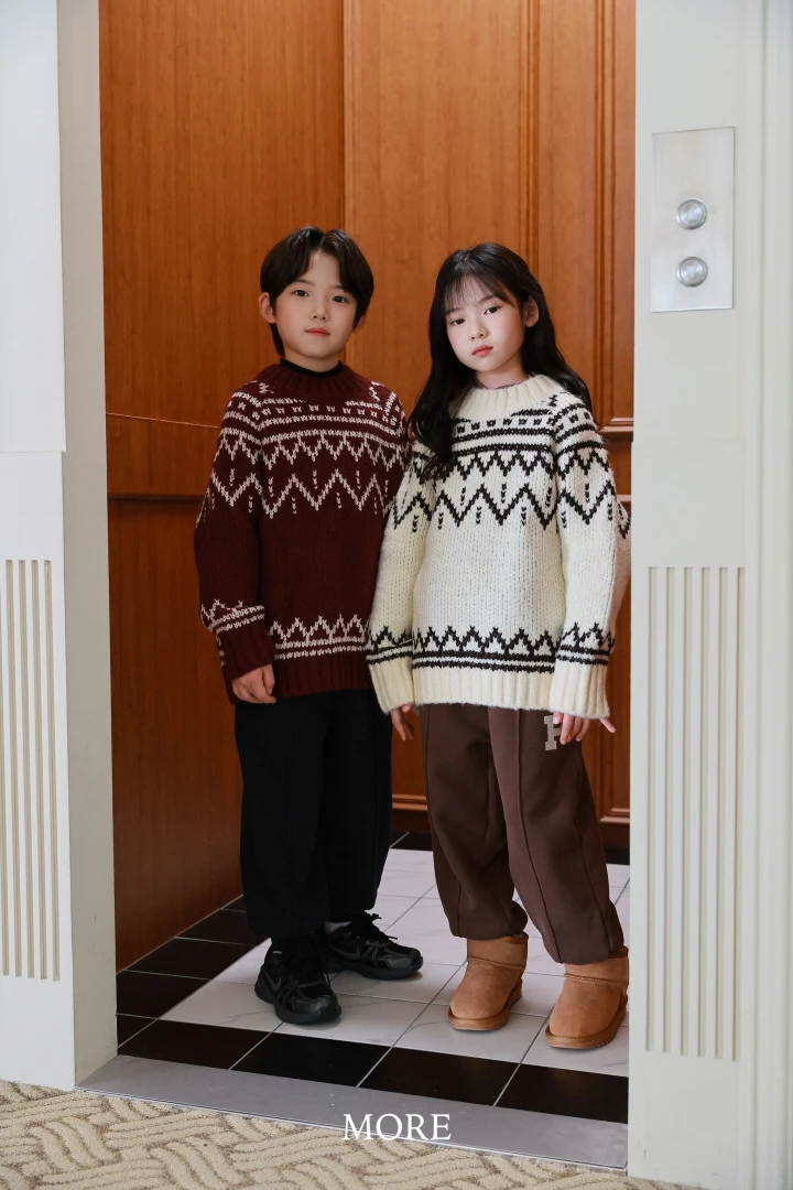 More - Korean Children Fashion - #fashionkids - Tree Mohair Knit - 4