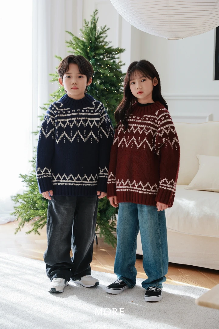 More - Korean Children Fashion - #kidzfashiontrend - Tree Mohair Knit - 6