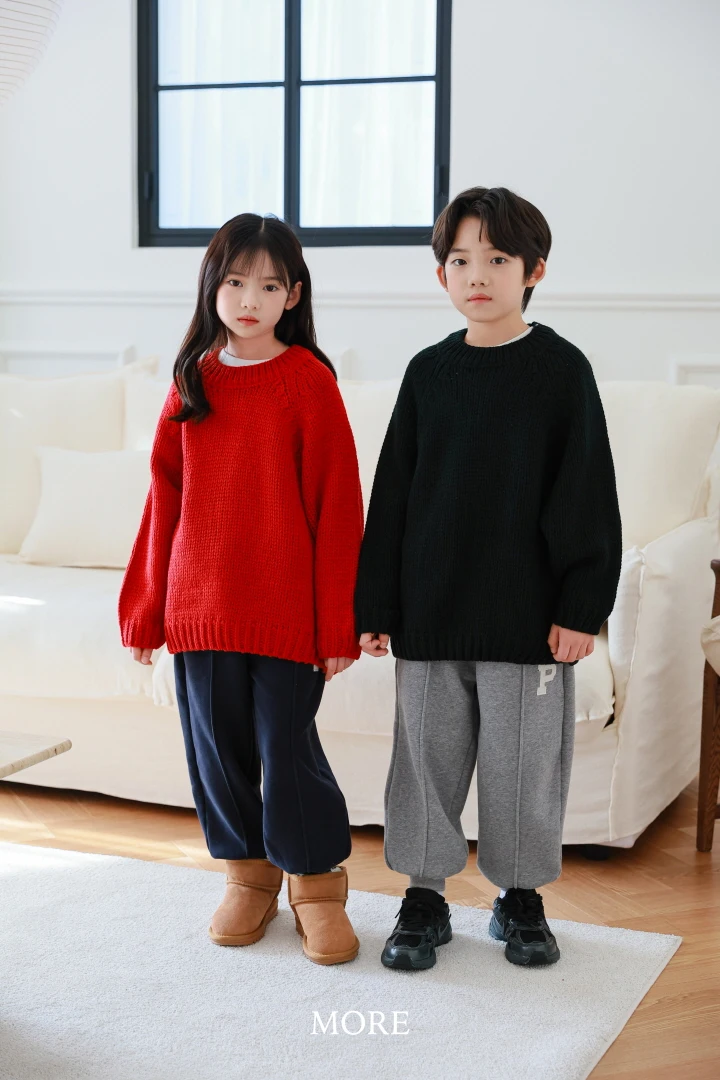 More - Korean Children Fashion - #magicofchildhood - Fisherman Round Knit - 3