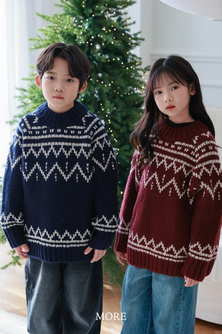 More - Korean Children Fashion - #magicofchildhood - Tree Mohair Knit - 9