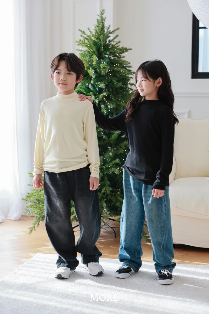 More - Korean Children Fashion - #littlefashionista - Inner Turtleneck Tee - 4