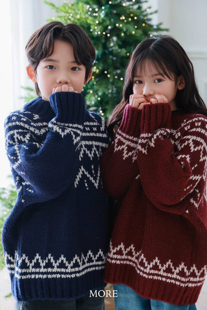 More - Korean Children Fashion - #minifashionista - Tree Mohair Knit - 10