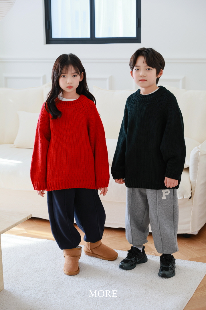 More - Korean Children Fashion - #prettylittlegirls - Fisherman Round Knit - 5