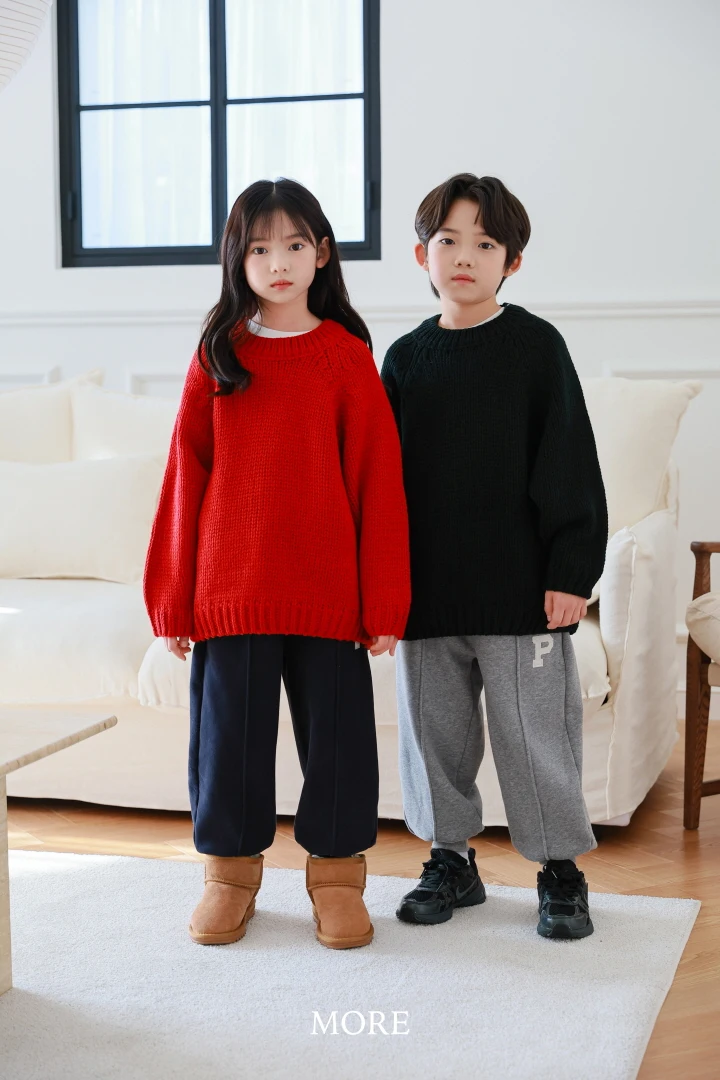 More - Korean Children Fashion - #todddlerfashion - Fisherman Round Knit - 6